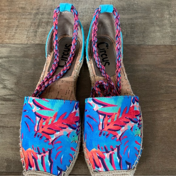 Sam Edelman ankle wrap tropical espadrilles - Picture 3 of 11